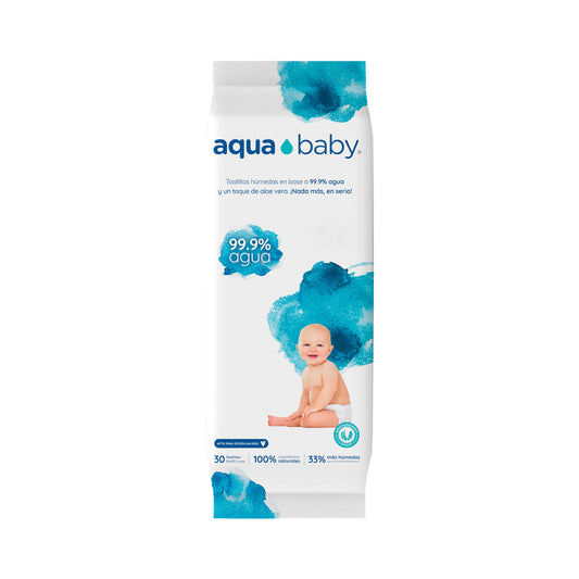 Toallitas Húmedas Aqua Baby "on the go" - 30 unidades