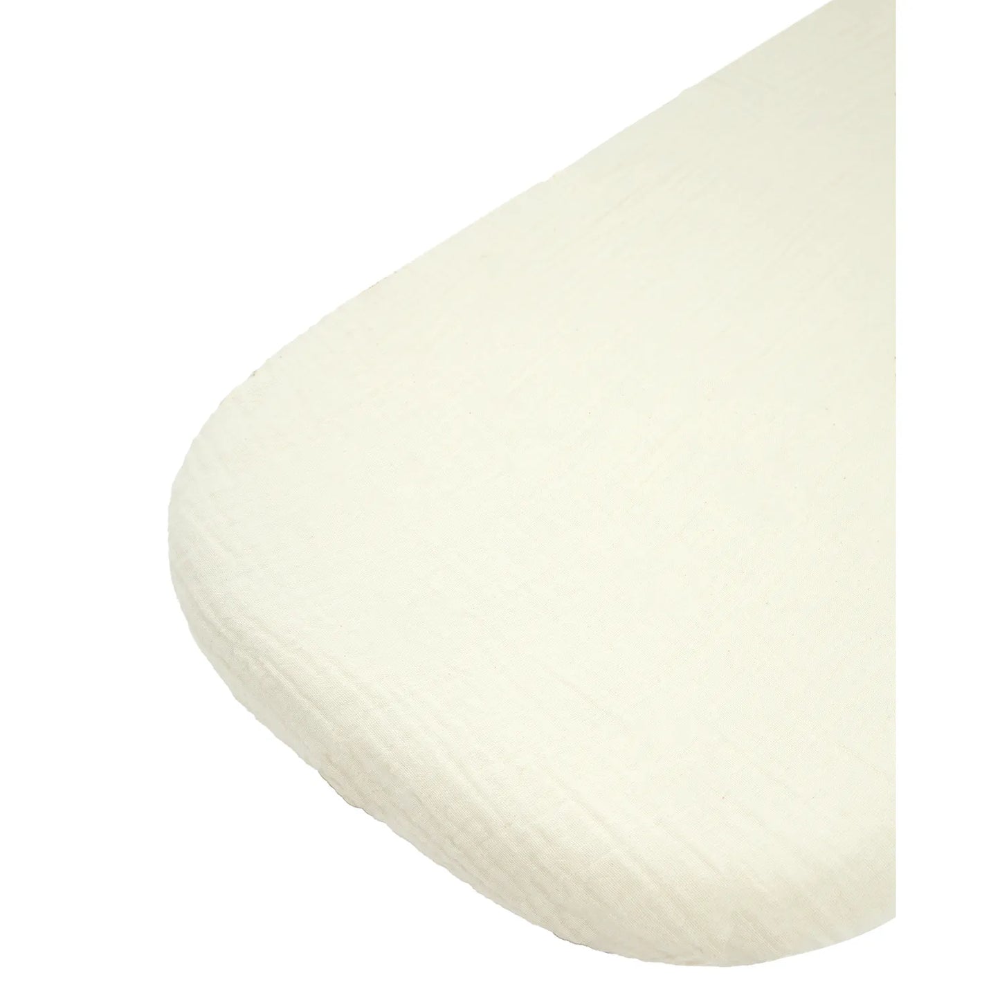 Sábana Bajera Moisés Newborn Wabi Sabi (doble gasa de algodón lavado) - Natural