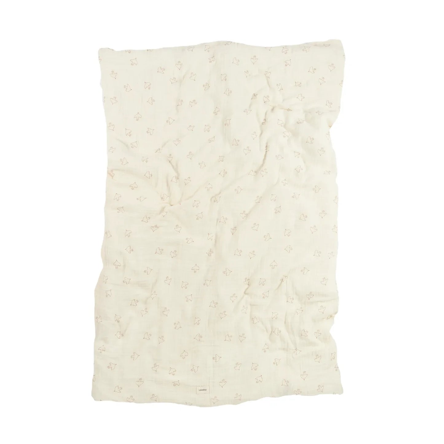 Funda nórdica Cama Wabi Sabi (Doble gasa algodón lavado) - Brown hoshi birds