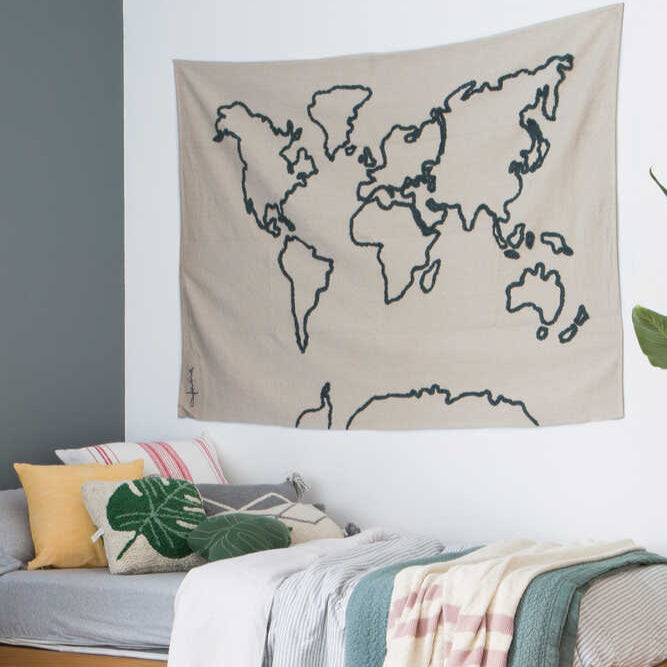 Decoración de pared - Canvas map