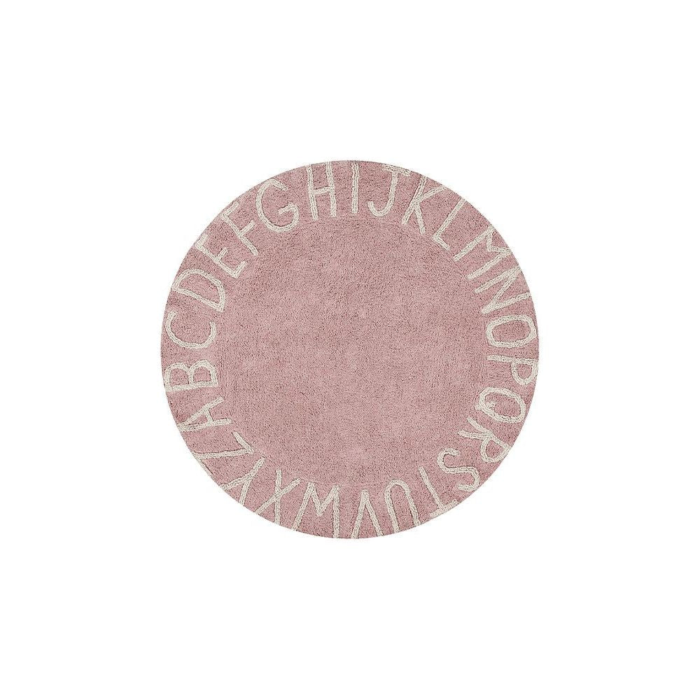 Alfombra lavable redonda ABC Natural - Vintage nude