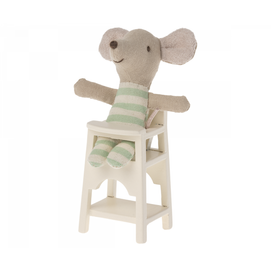 Silla alta para ratoncito bebe - Off White