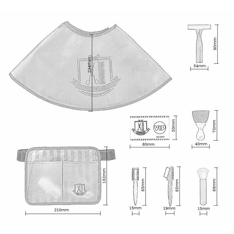 Set de Barbería y Peluquería VIP