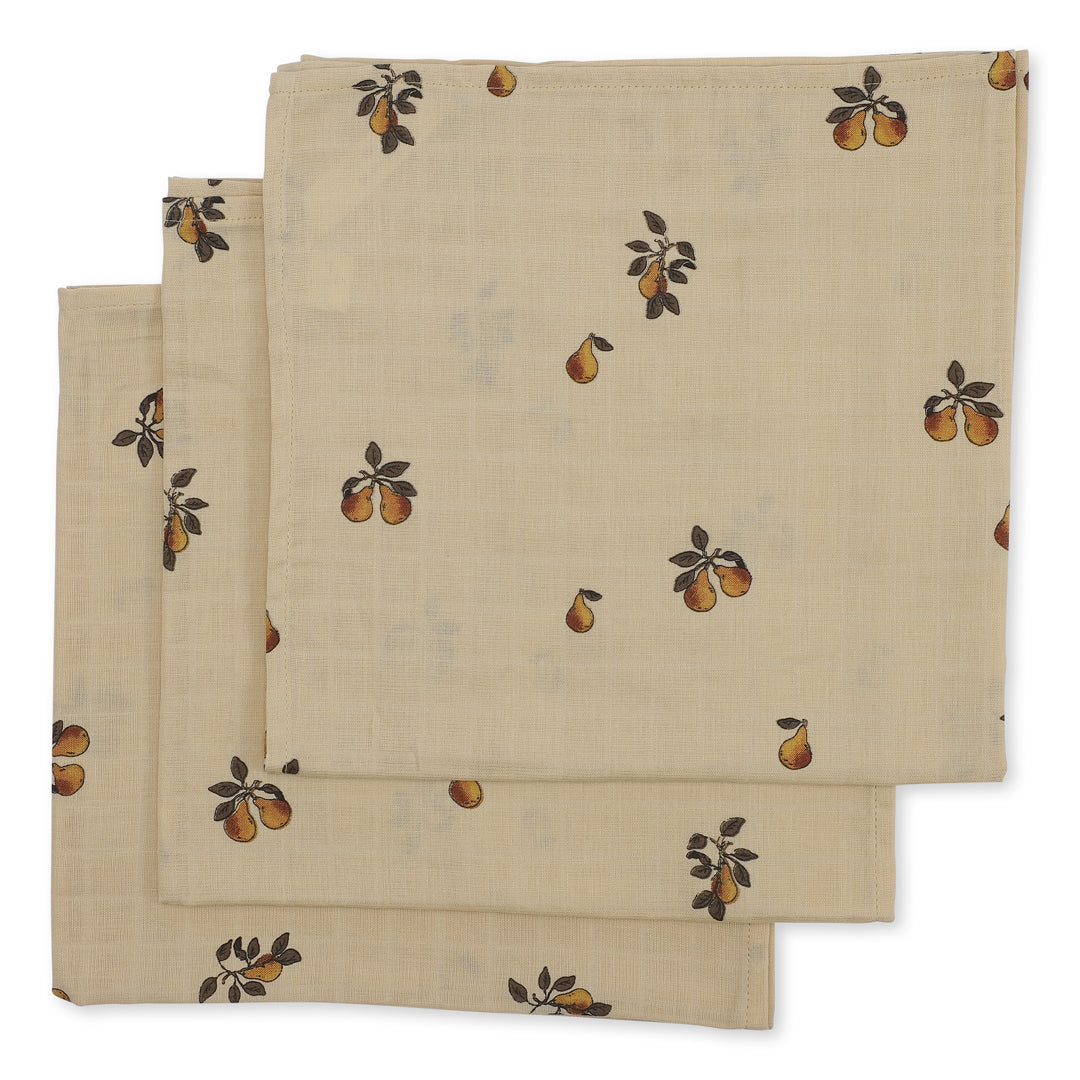 Set 3 Tutos Muselina - Poire
