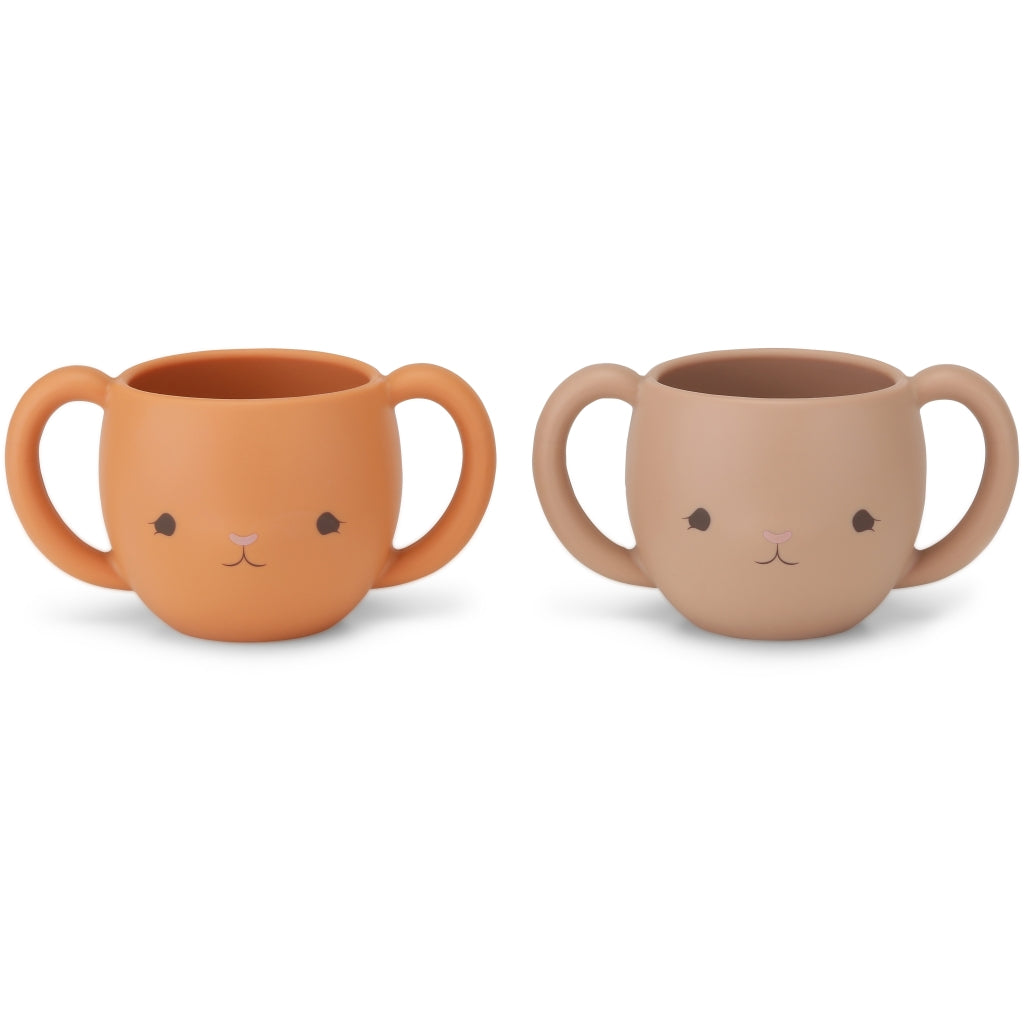 Set 2 Cutie Cup - Blush/Terracotta Red