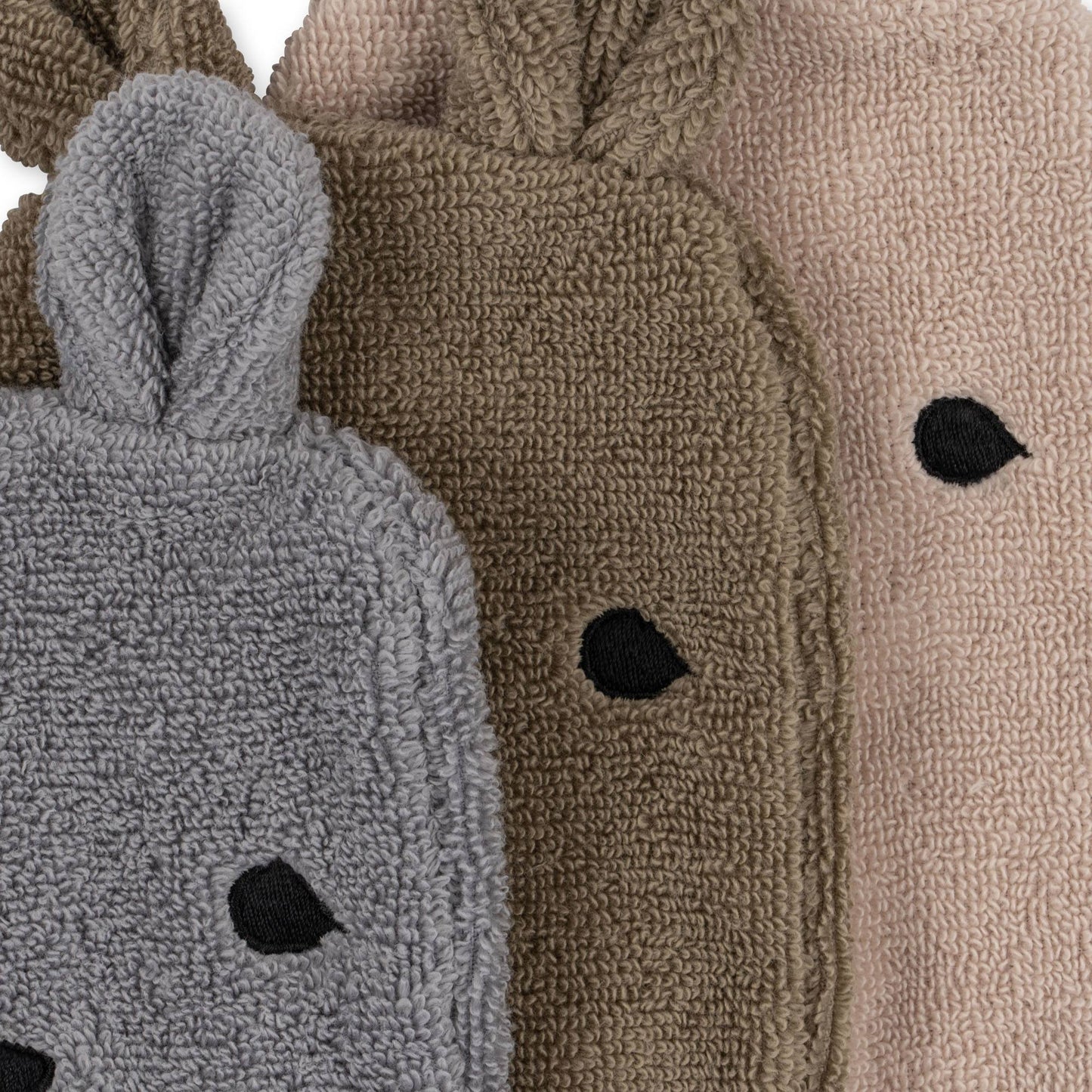 Set 3 Guantes De Baño Washcloth - Bear