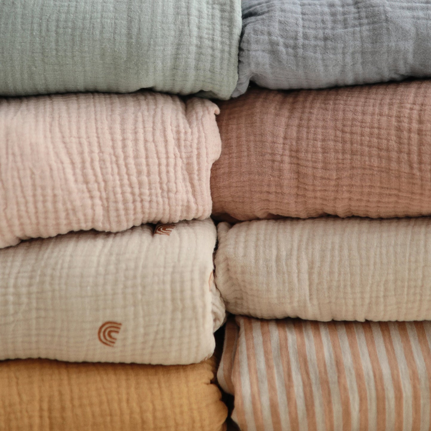 Sabana Muselina Fitted - Roman Green