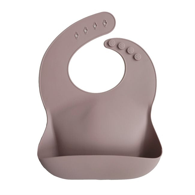 Babero Silicona - Warm Taupe