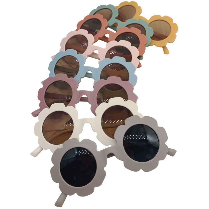 Anteojos Flower - Light Brown