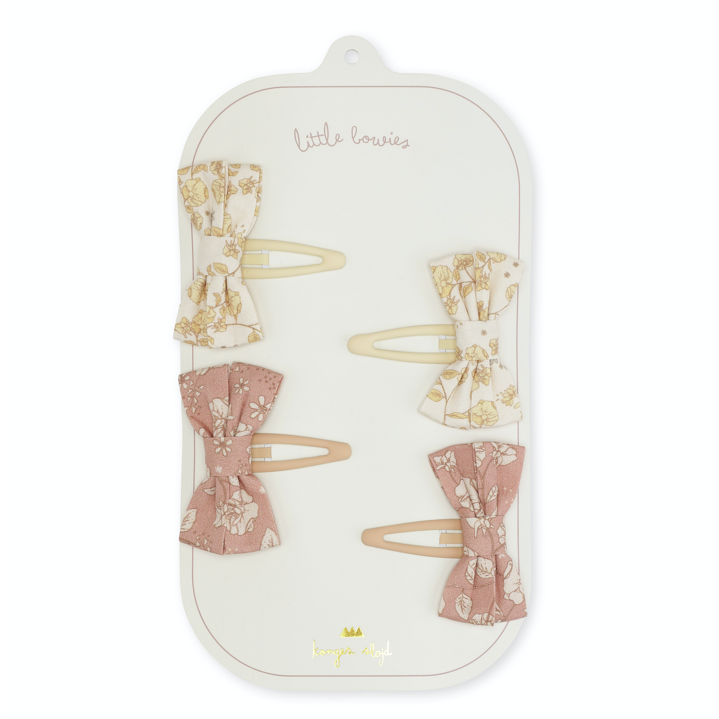 Set 4 Clips con cintas - Blossom Rouge / Petit Soleil