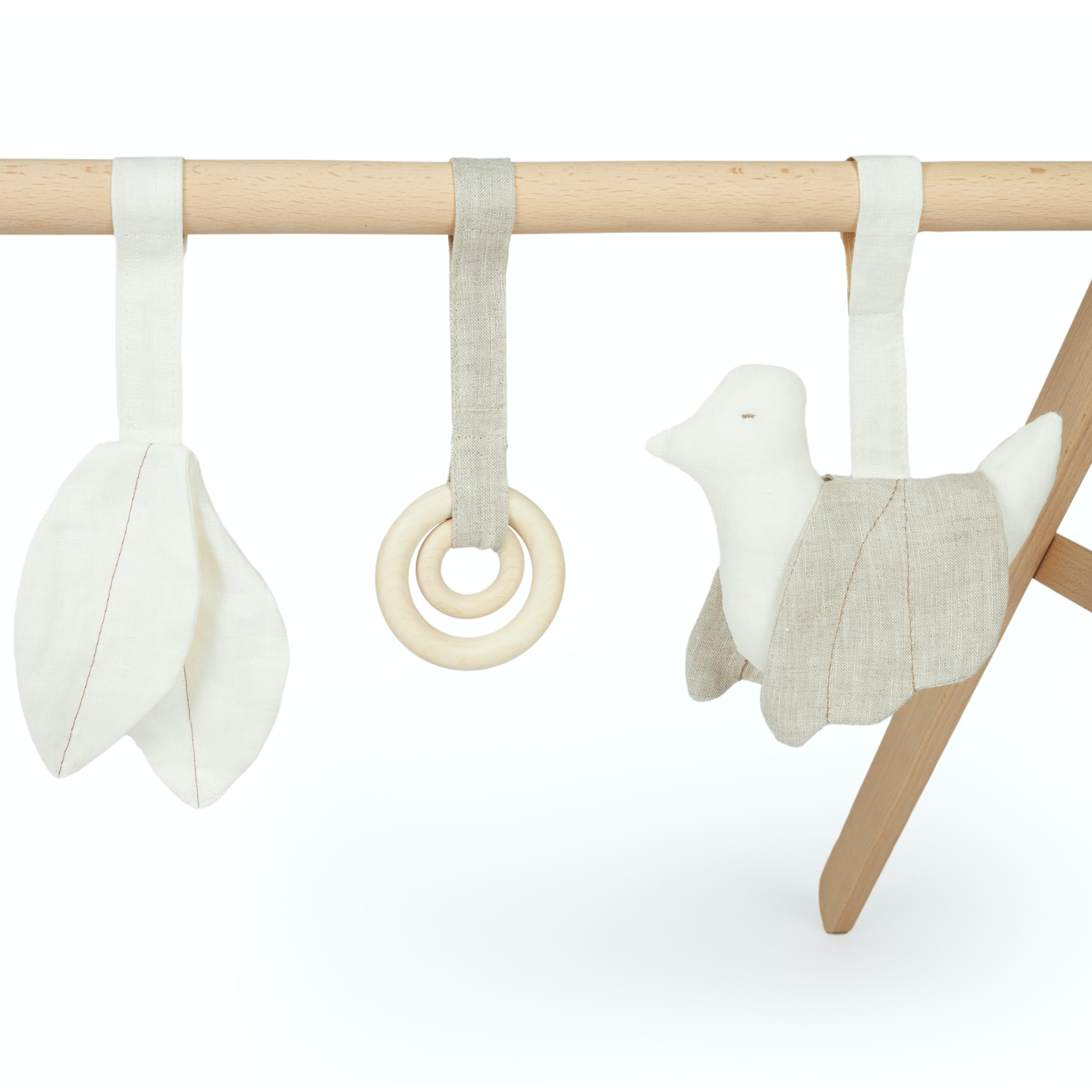 Gimnasio y juguetes Growing Green Lin Français- Pajaro