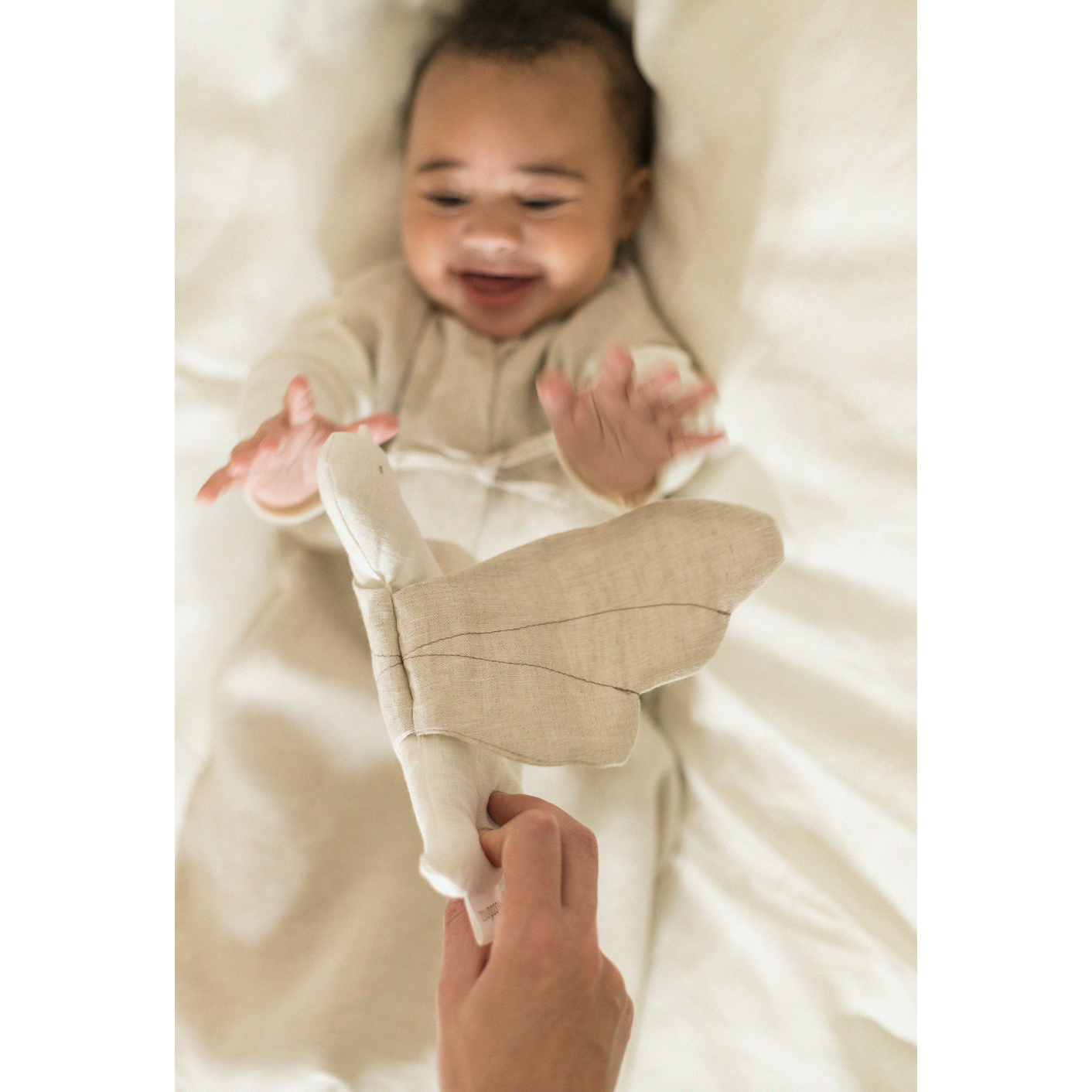 Sonajero Lin français Pajaro - Off White