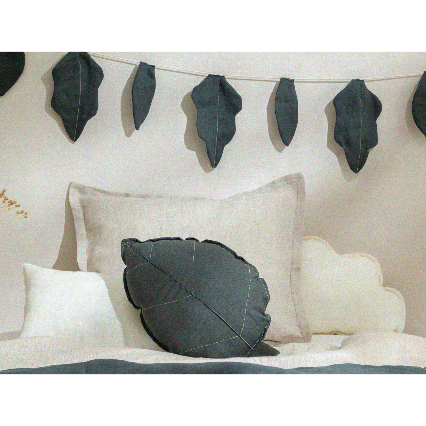 Cojín Nube Lin Français - Off White