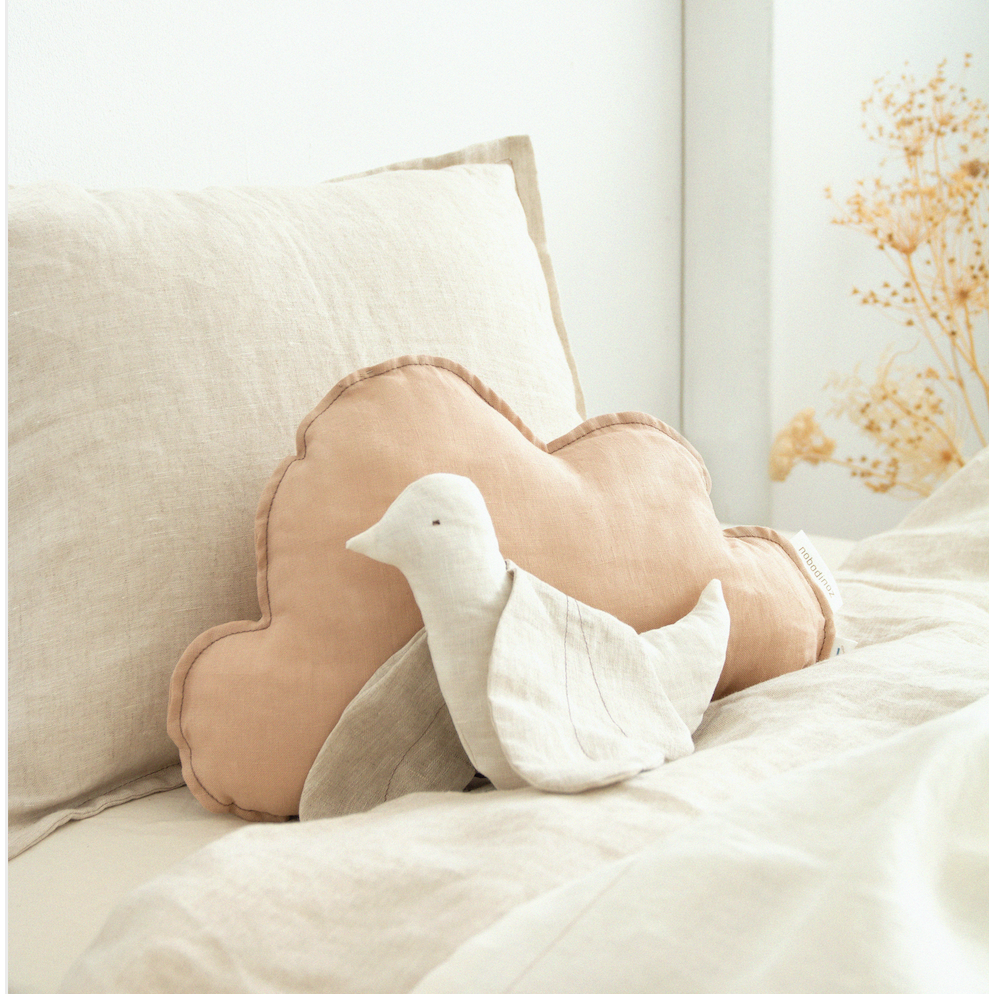 Funda de almohada Lin Français 40 x 45 cm - Greige