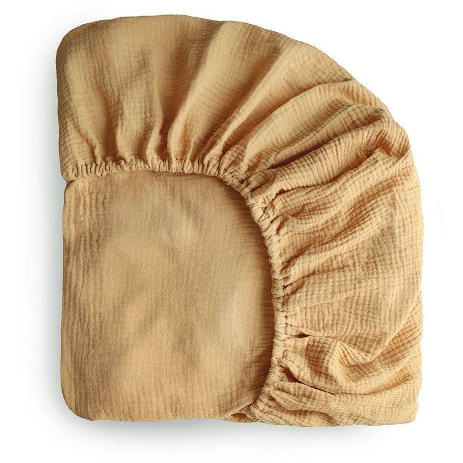 Sabana Muselina Fitted - Fall Yellow