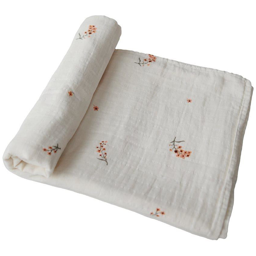 Swaddle Muselina - Flowers