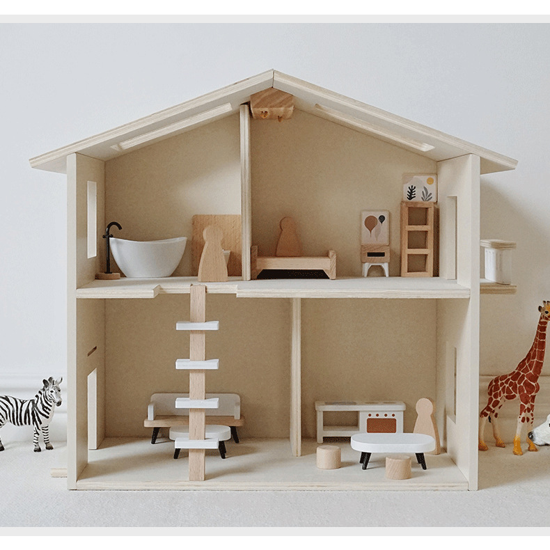 Casa de muñecas Natural