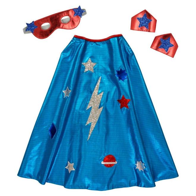 Disfraz - Capa Superhéroe Azul – Big Pig Kids ®