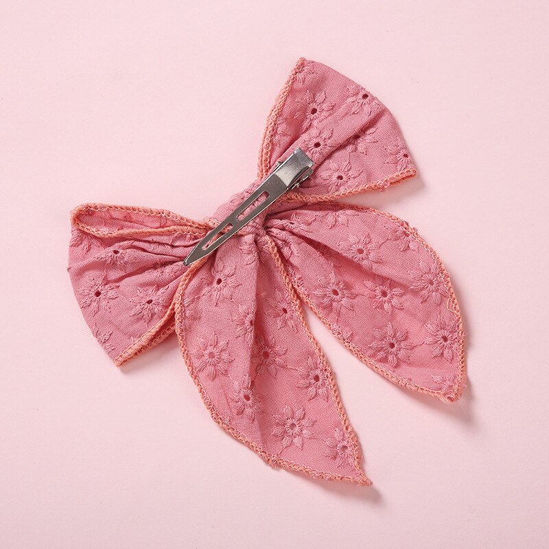Pinche con pinza Rosetón - Pink