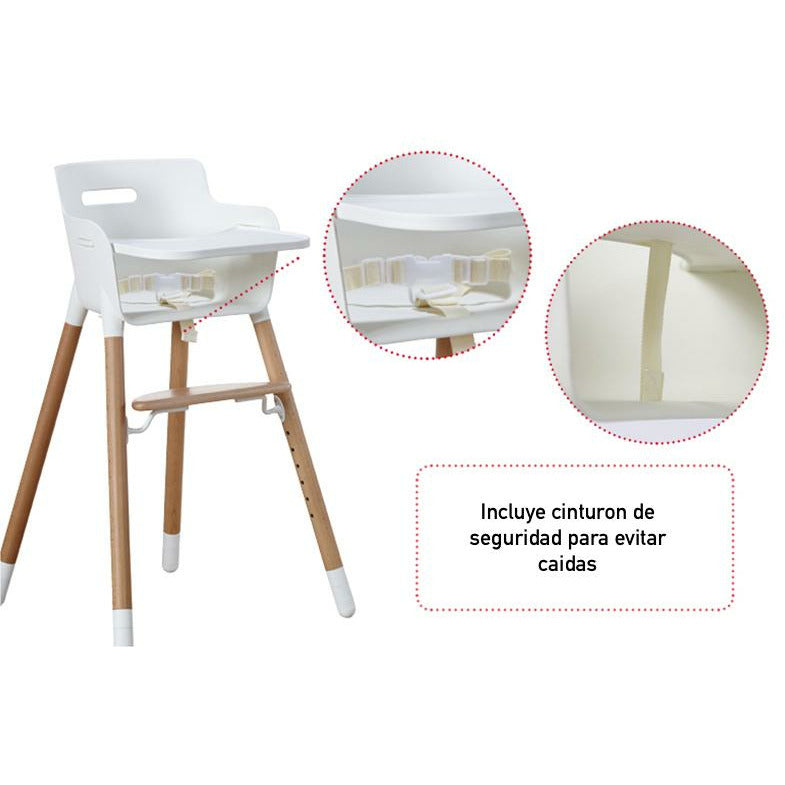 Silla Alta 3 En 1 - White