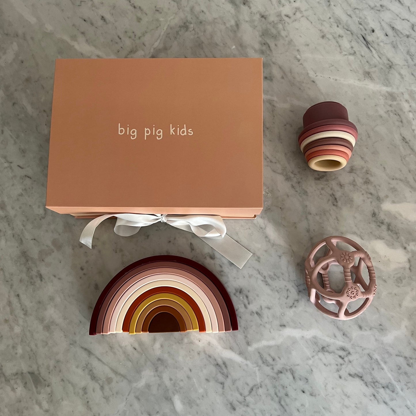 Caja de regalo Mis Primeros Juguetes - Powder Rose