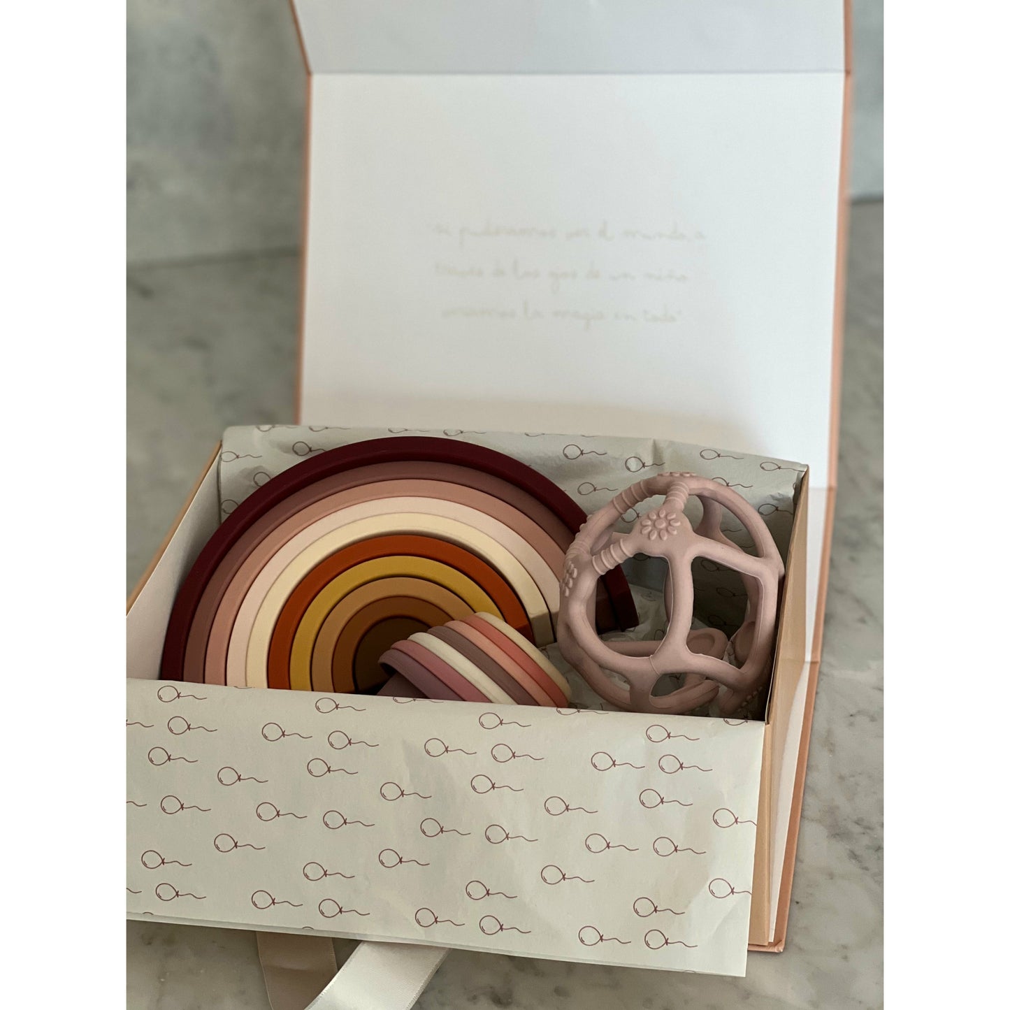 Caja de regalo Mis Primeros Juguetes - Powder Rose