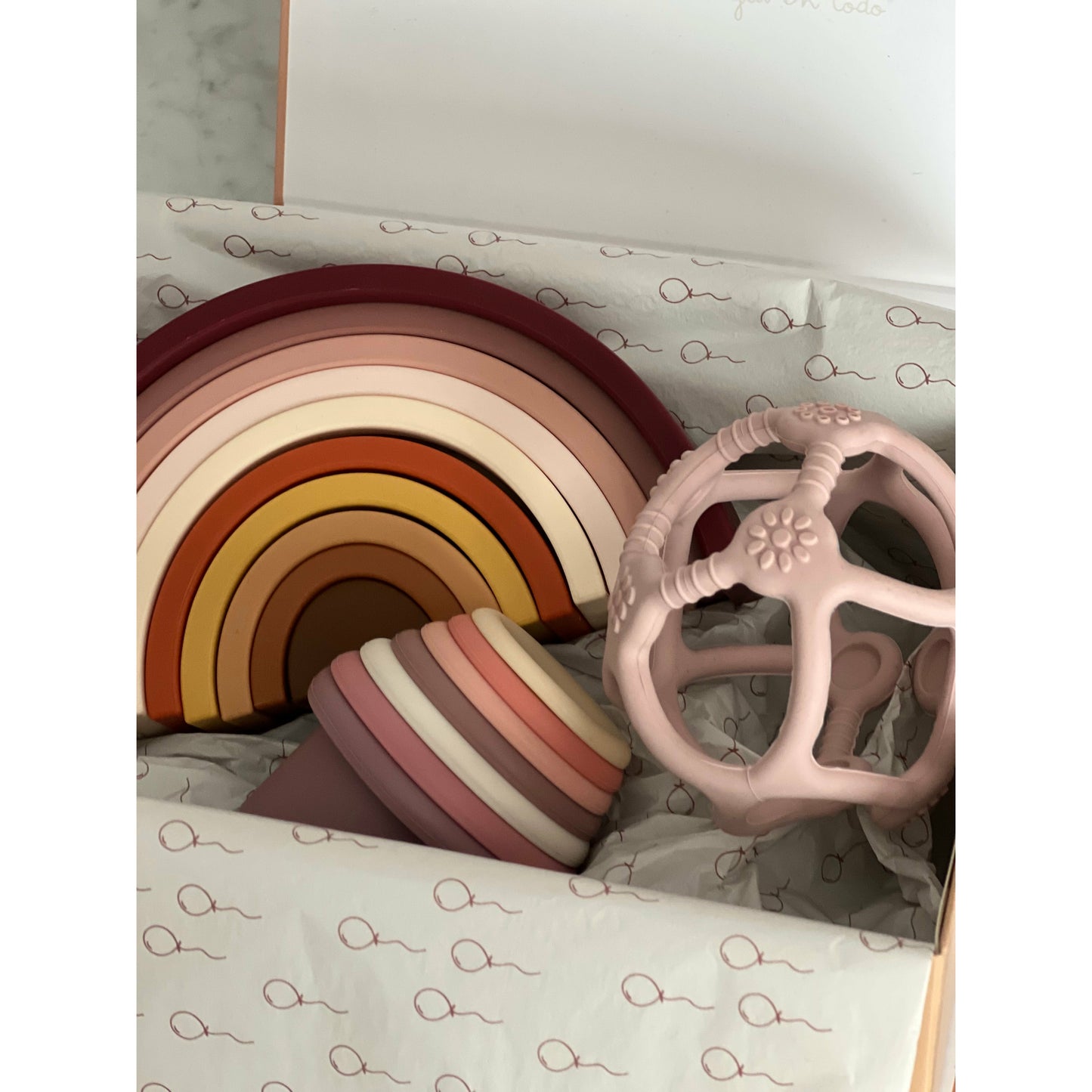 Caja de regalo Mis Primeros Juguetes - Powder Rose