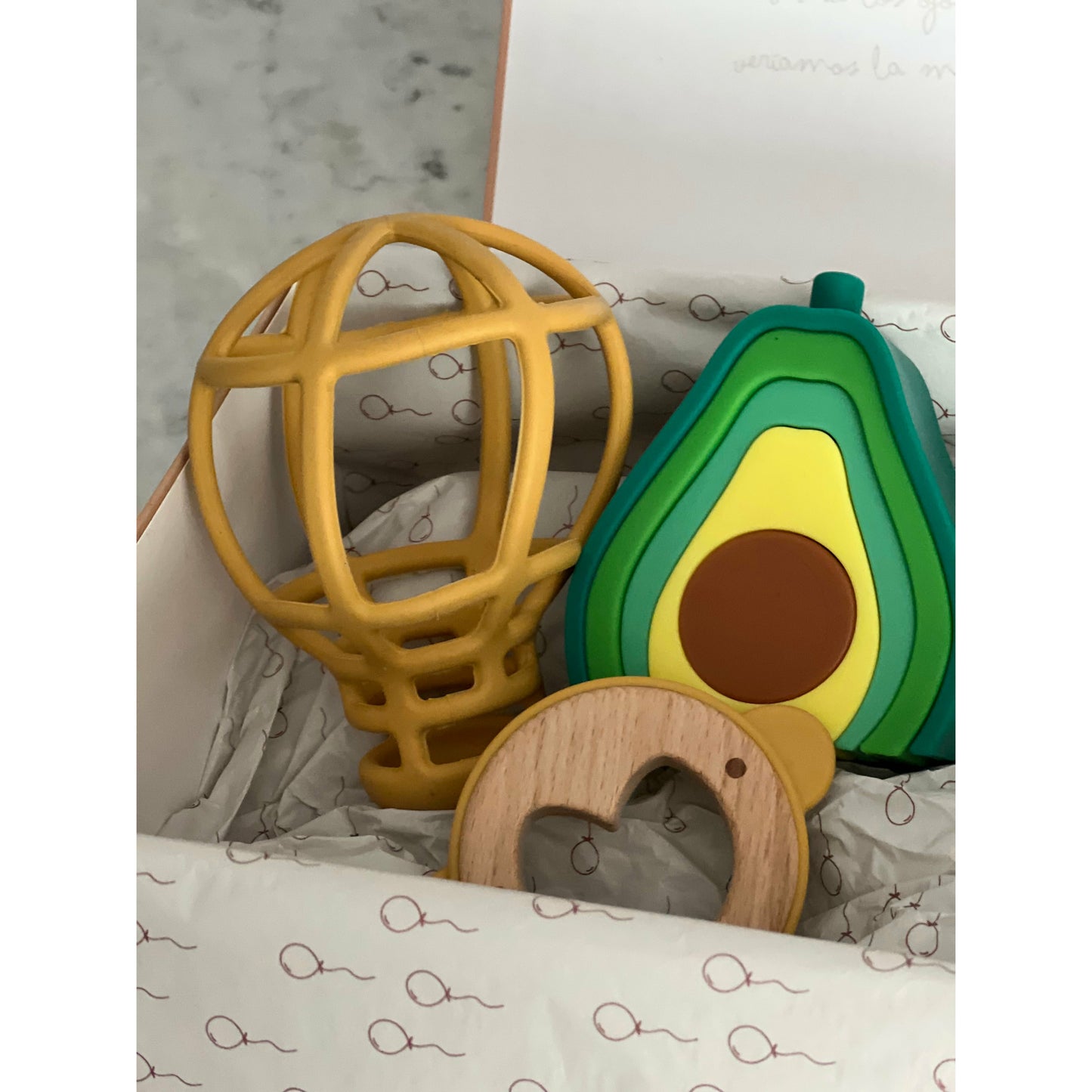 Caja de regalo Mis Primeros Juguetes - Olive