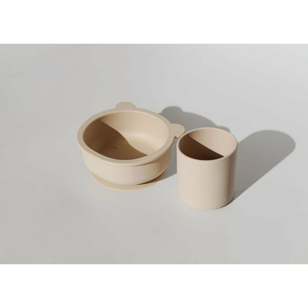 Bowl Silicona Bear - Beach Sand