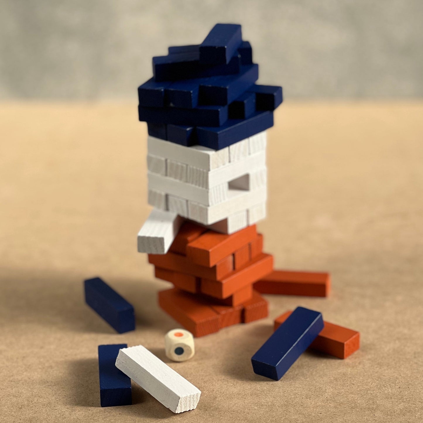 Torre Jenga Tricolor