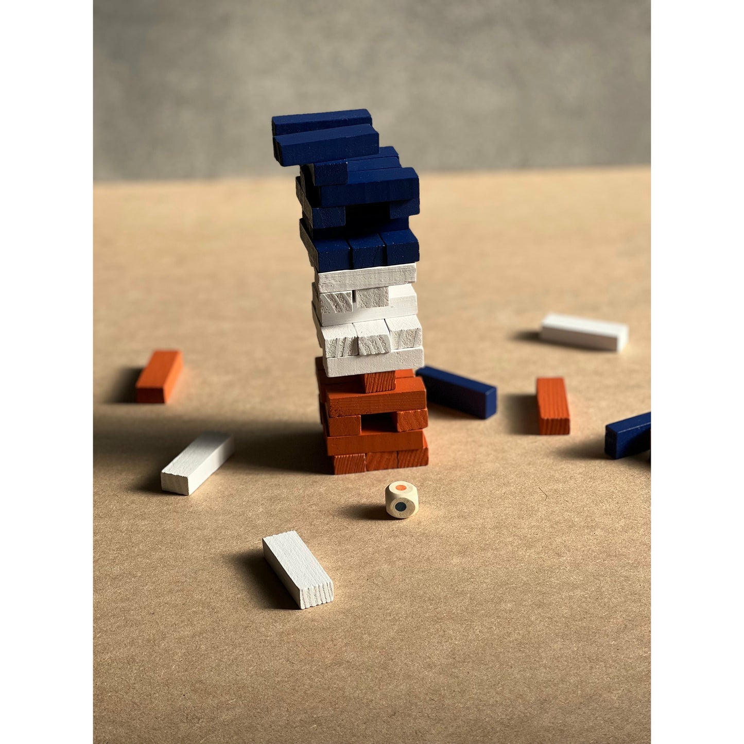 Torre Jenga Tricolor