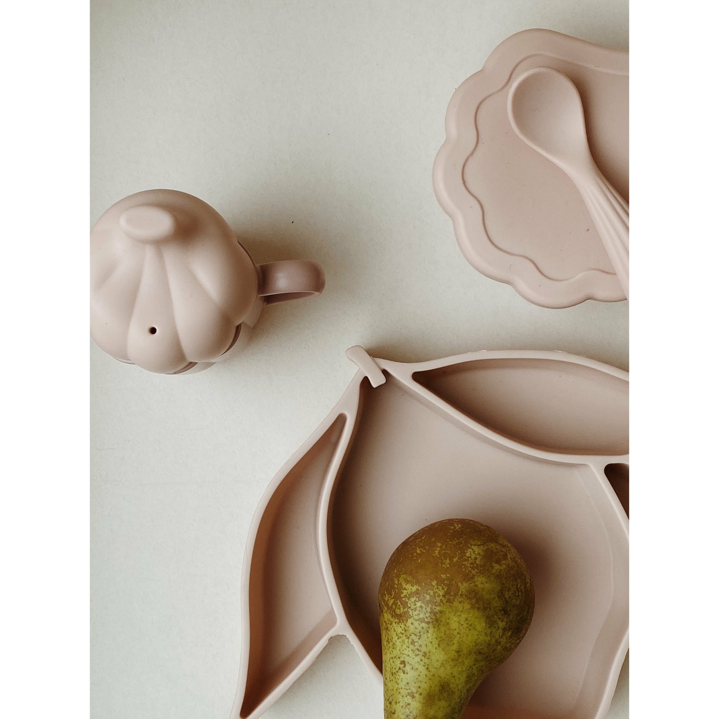 Lemon Silicone Bowl - Rose Sand