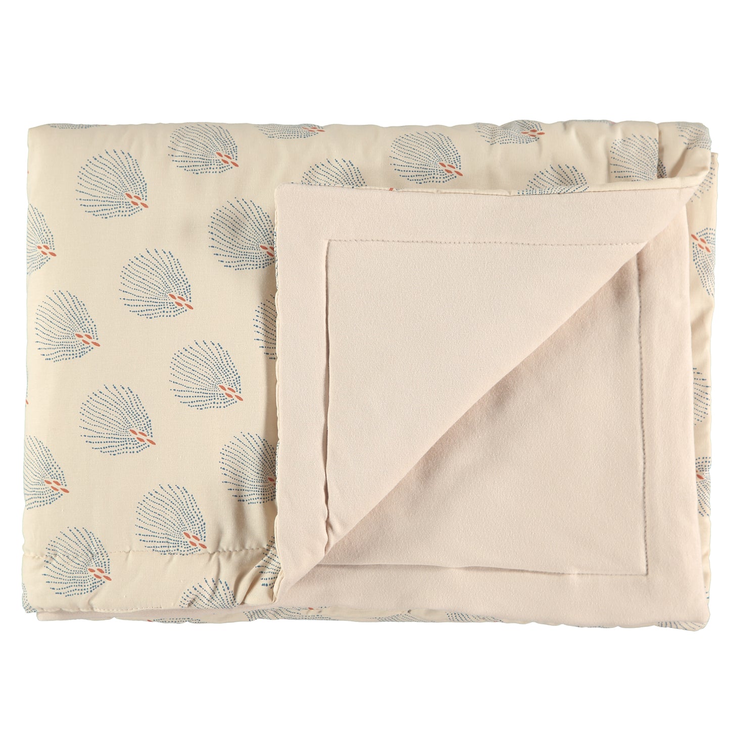 Manta Laponia - Blue Gatsby / Cream