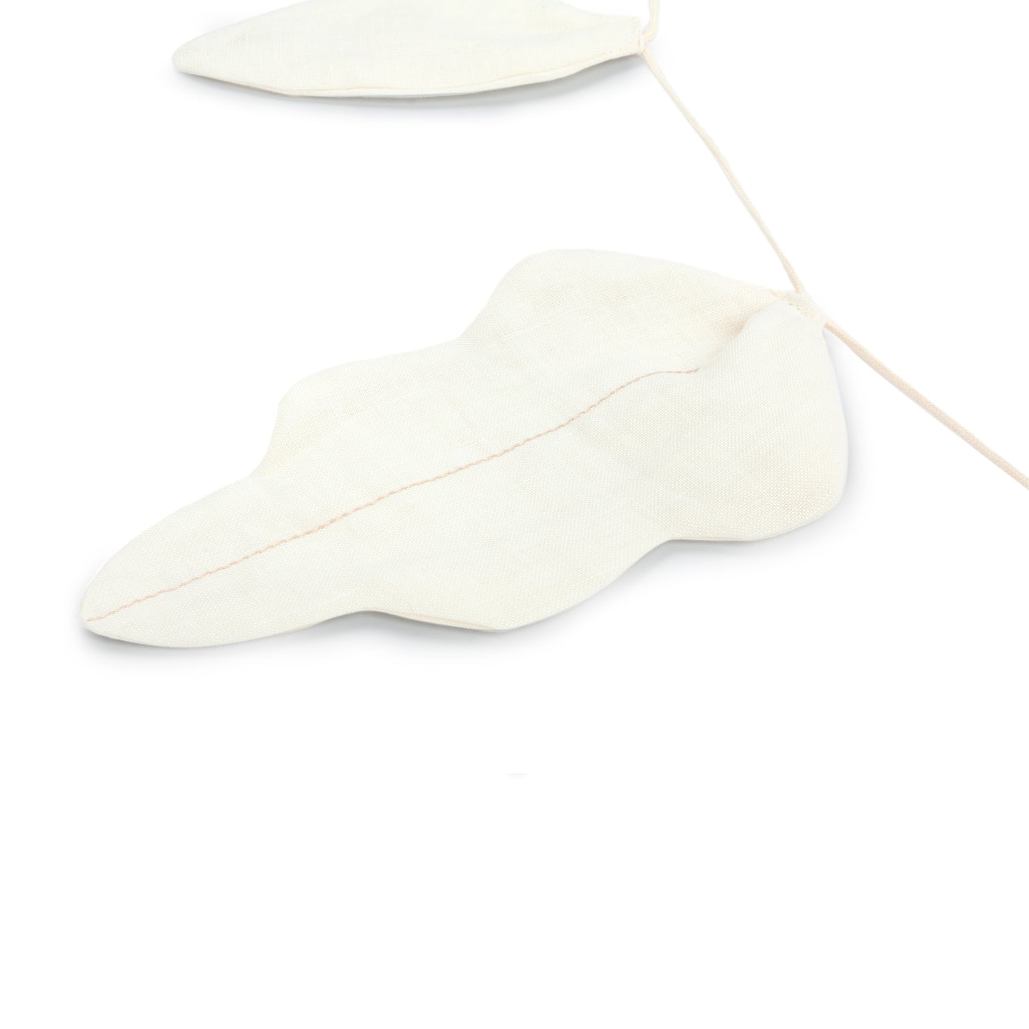 Guirnalda de hojas Lin français - Off White