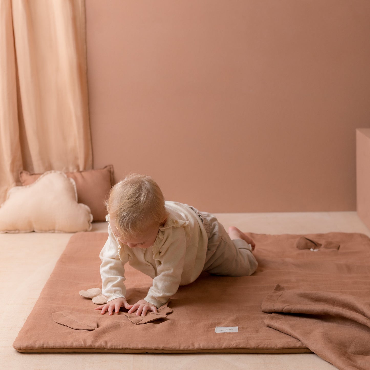 Playmat Lin Français - Noisette