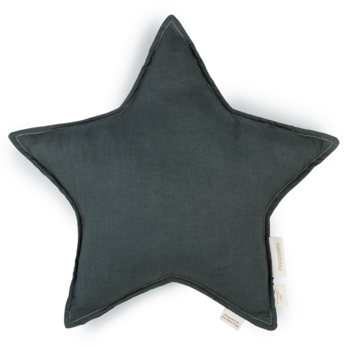 Cojín Estrella Lin Français - Green Blue
