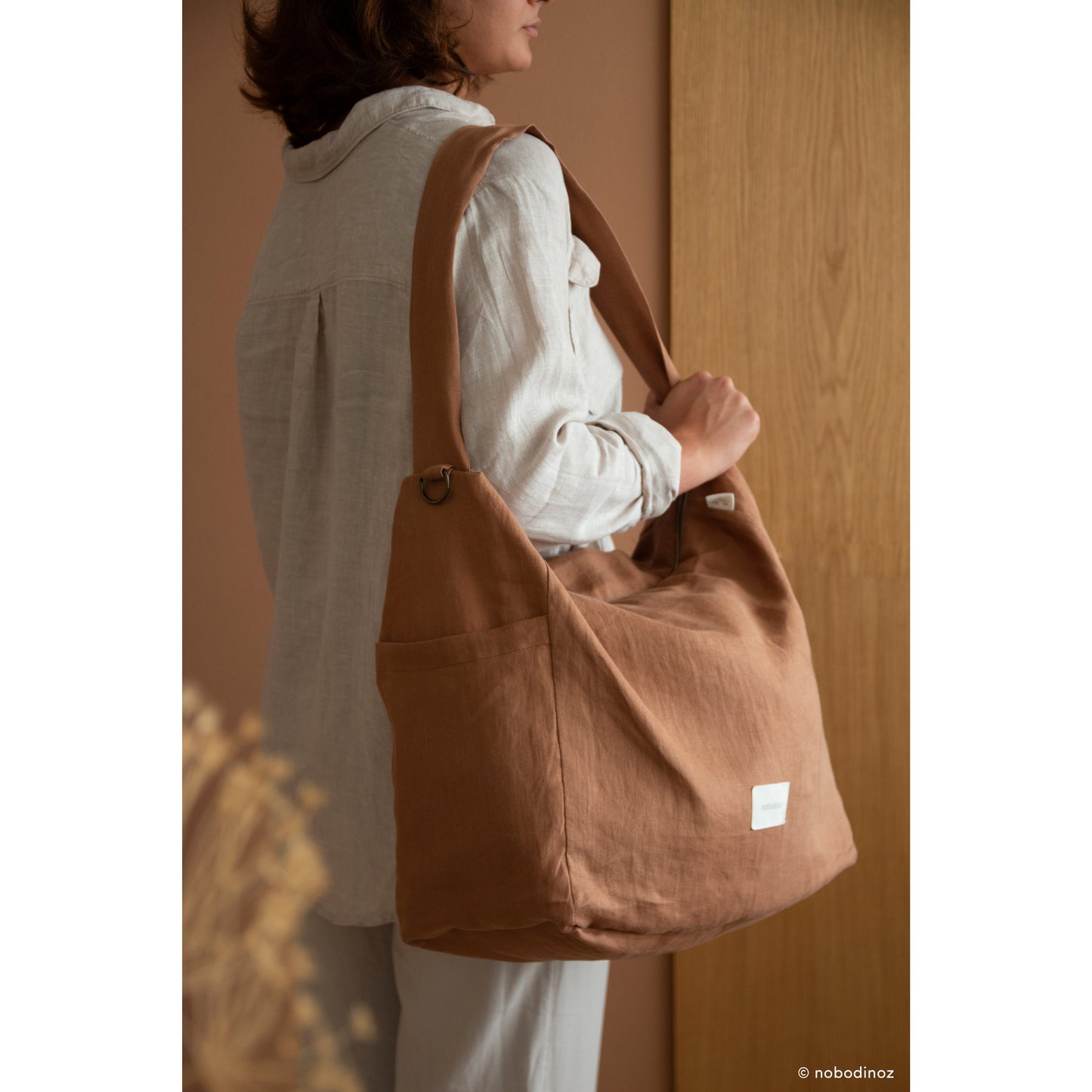 Bolso para cochecito Lin Français - Noisette