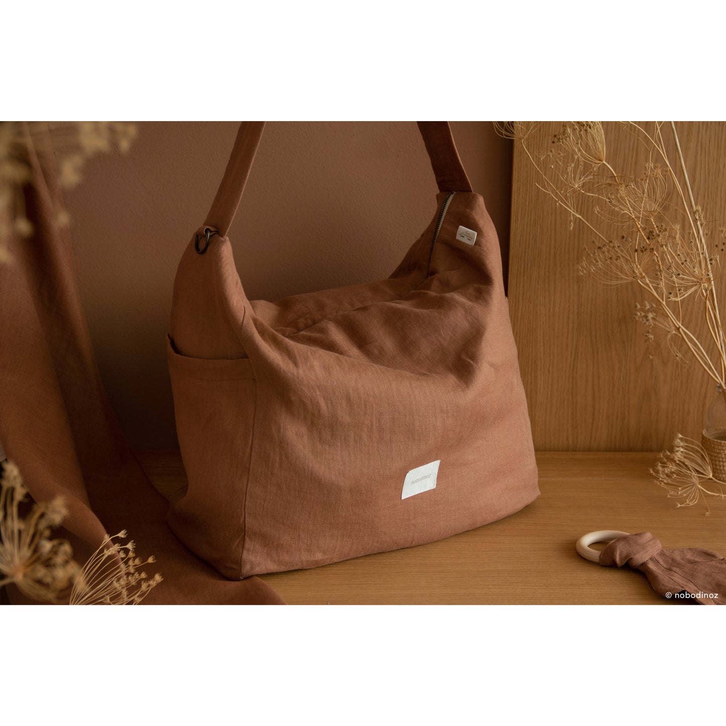 Bolso para cochecito Lin Français - Noisette