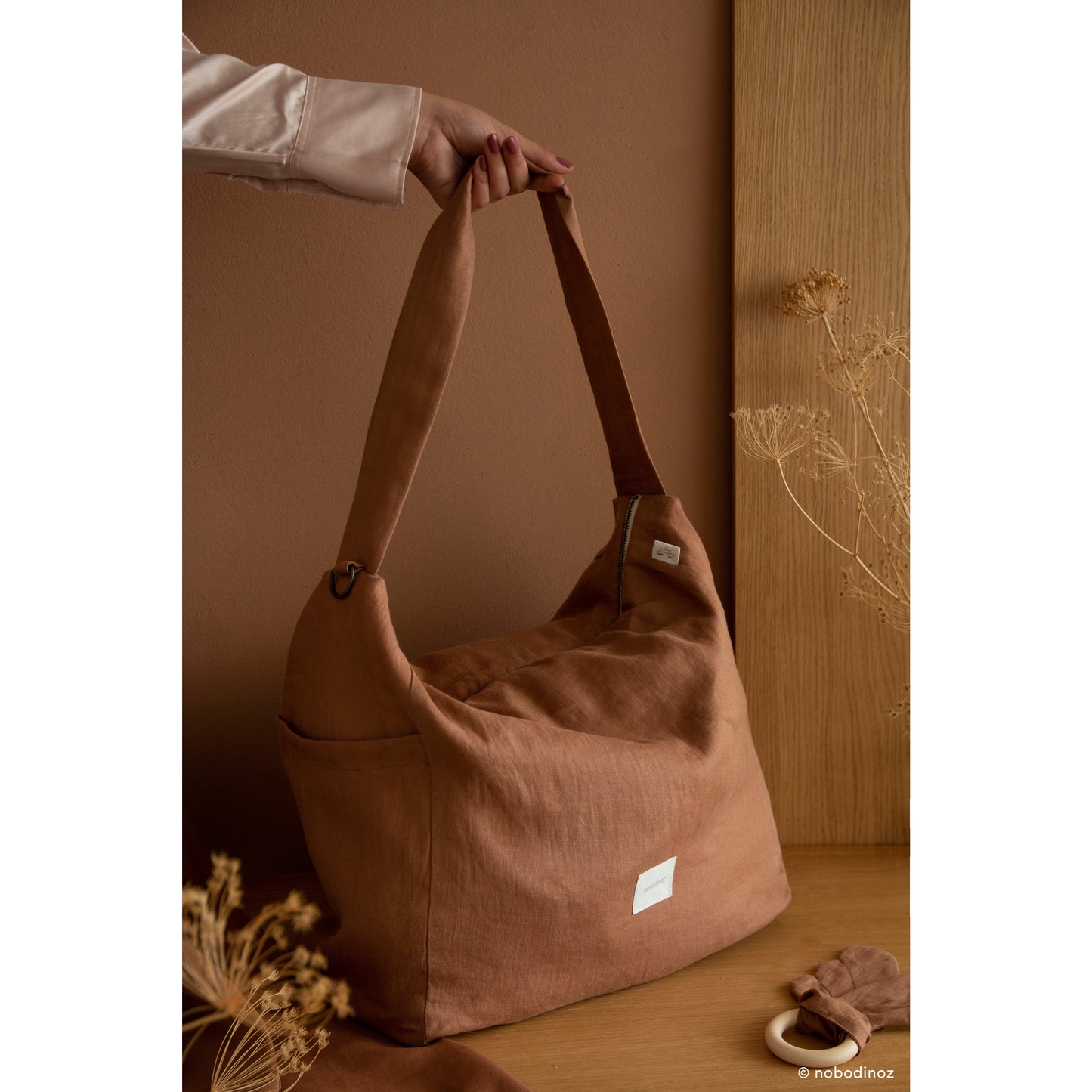 Bolso para cochecito Lin Français - Noisette