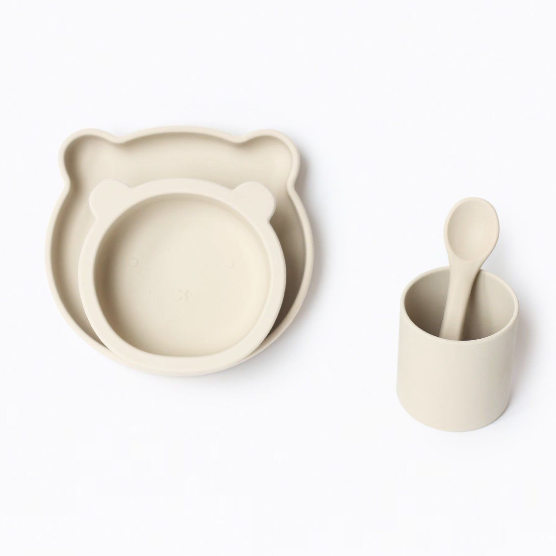 Bowl Silicona Bear - Beach Sand