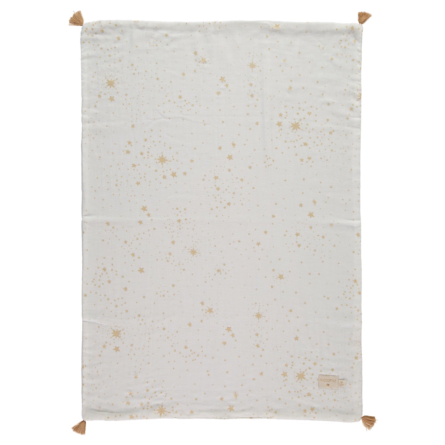 Manta de muselina doble Treasure - Gold Stella Natural