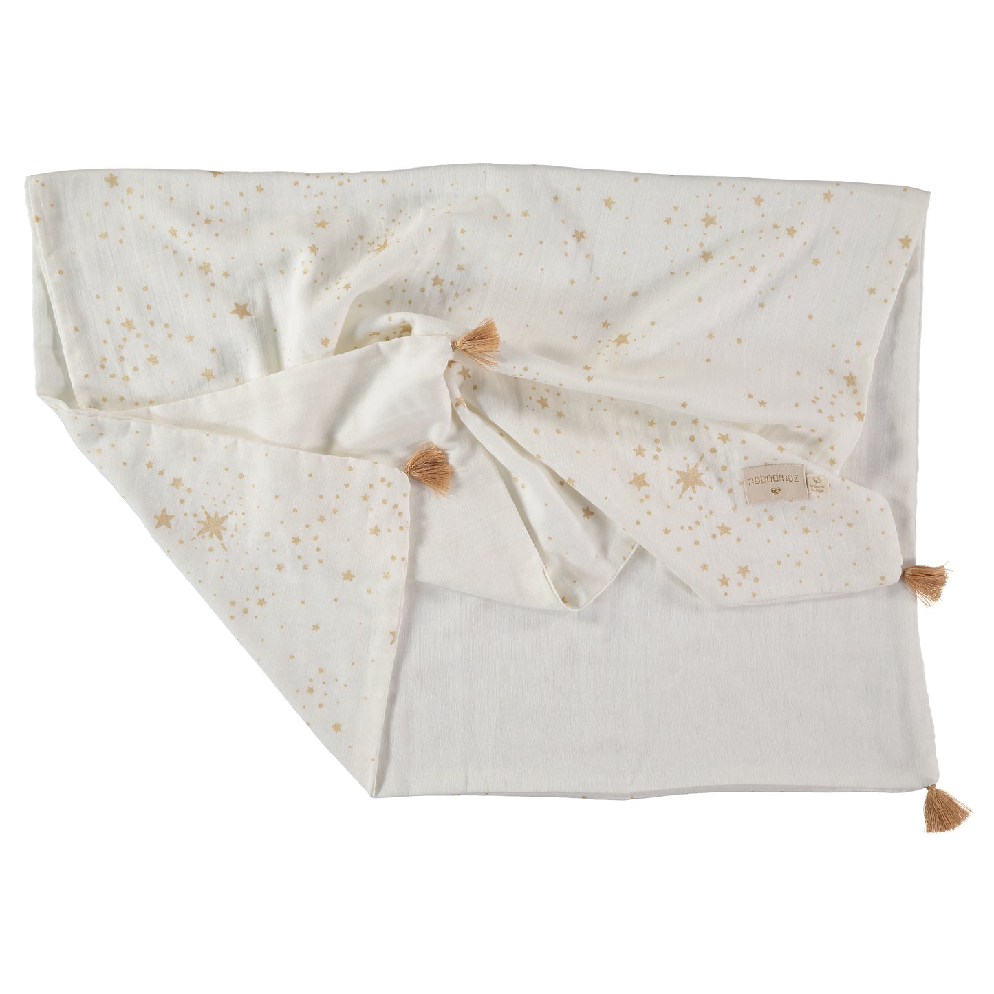 Manta de muselina doble Treasure - Gold Stella Natural