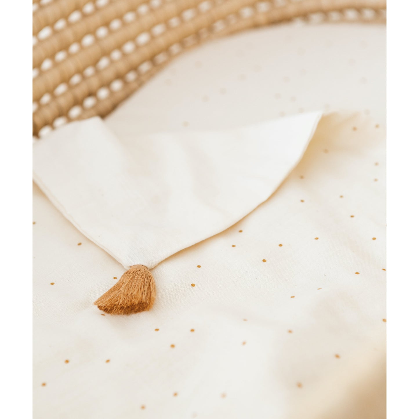 Manta de muselina doble Treasure - Honey Sweet Dots