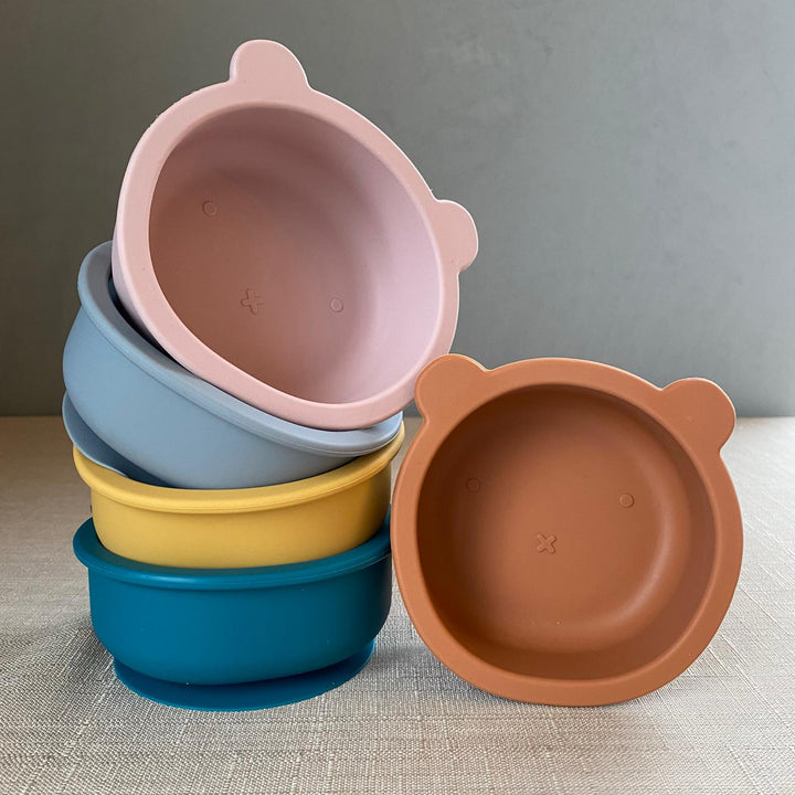 Bowl Silicona Bear - Dusty Lilac