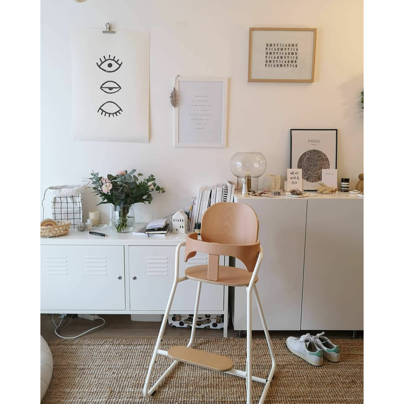Silla Alta Tibu - Gentle White