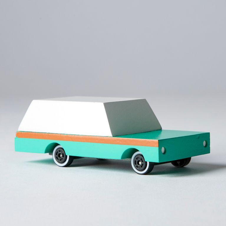 Auto De Madera - Teal Wagon