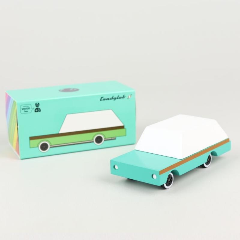 Auto De Madera - Teal Wagon