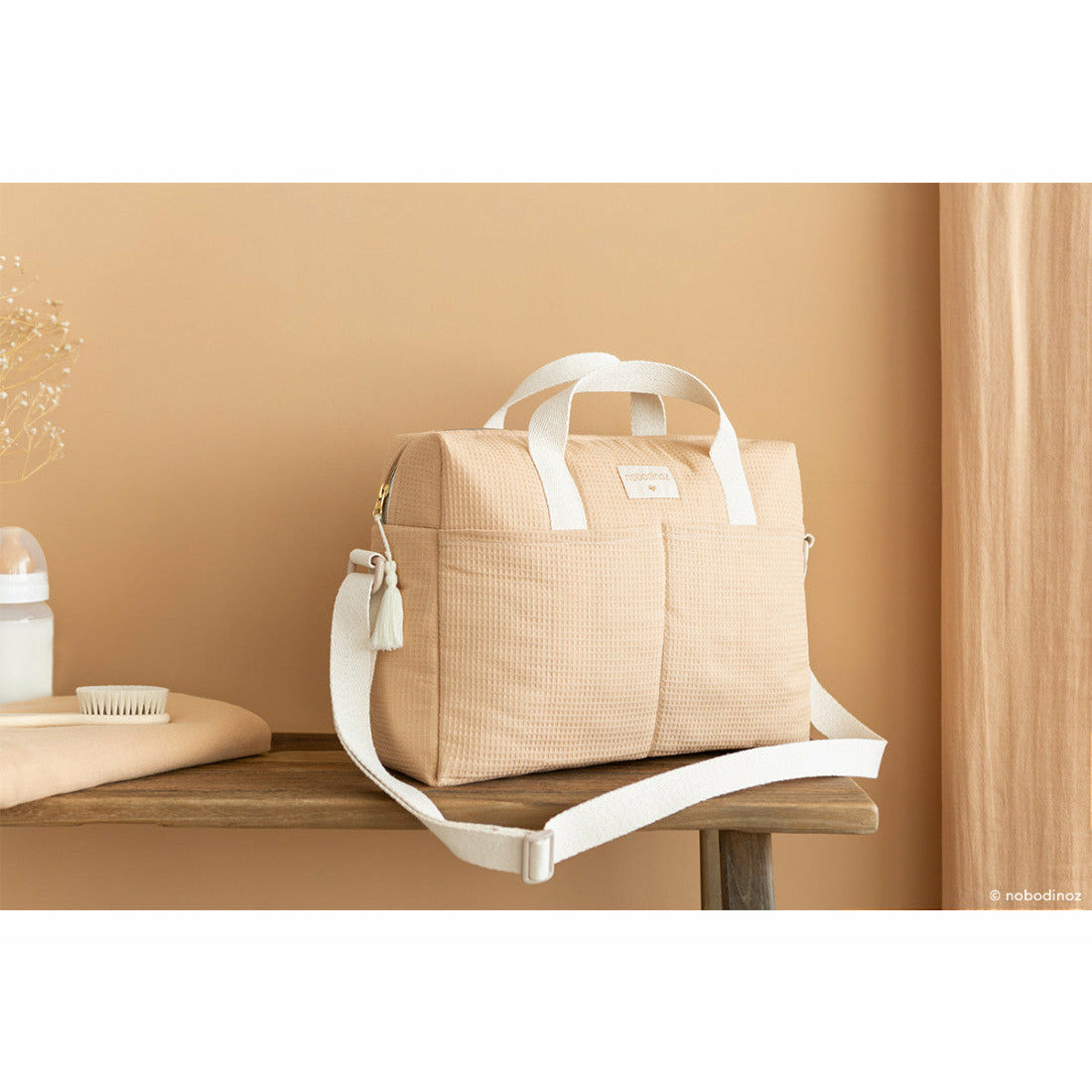 Bolso cambiador impermeable Gala - Nude