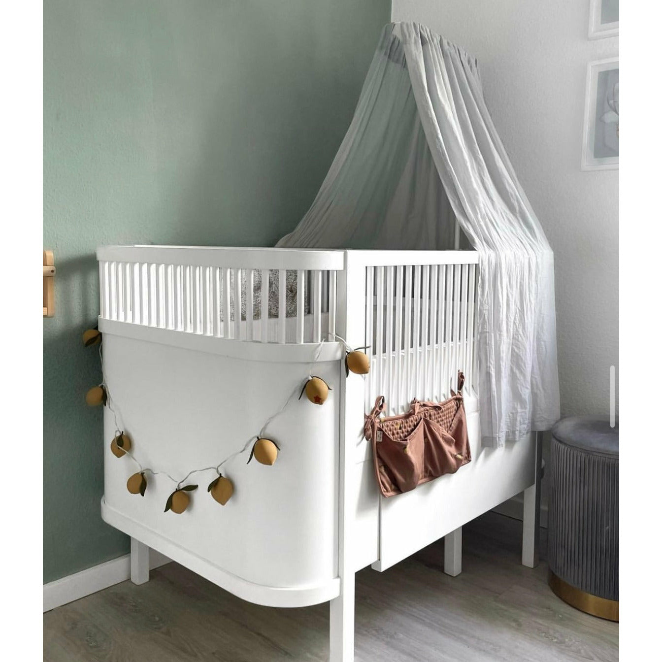 Bolsillo De Cuna Acolchado - Lemon Brown