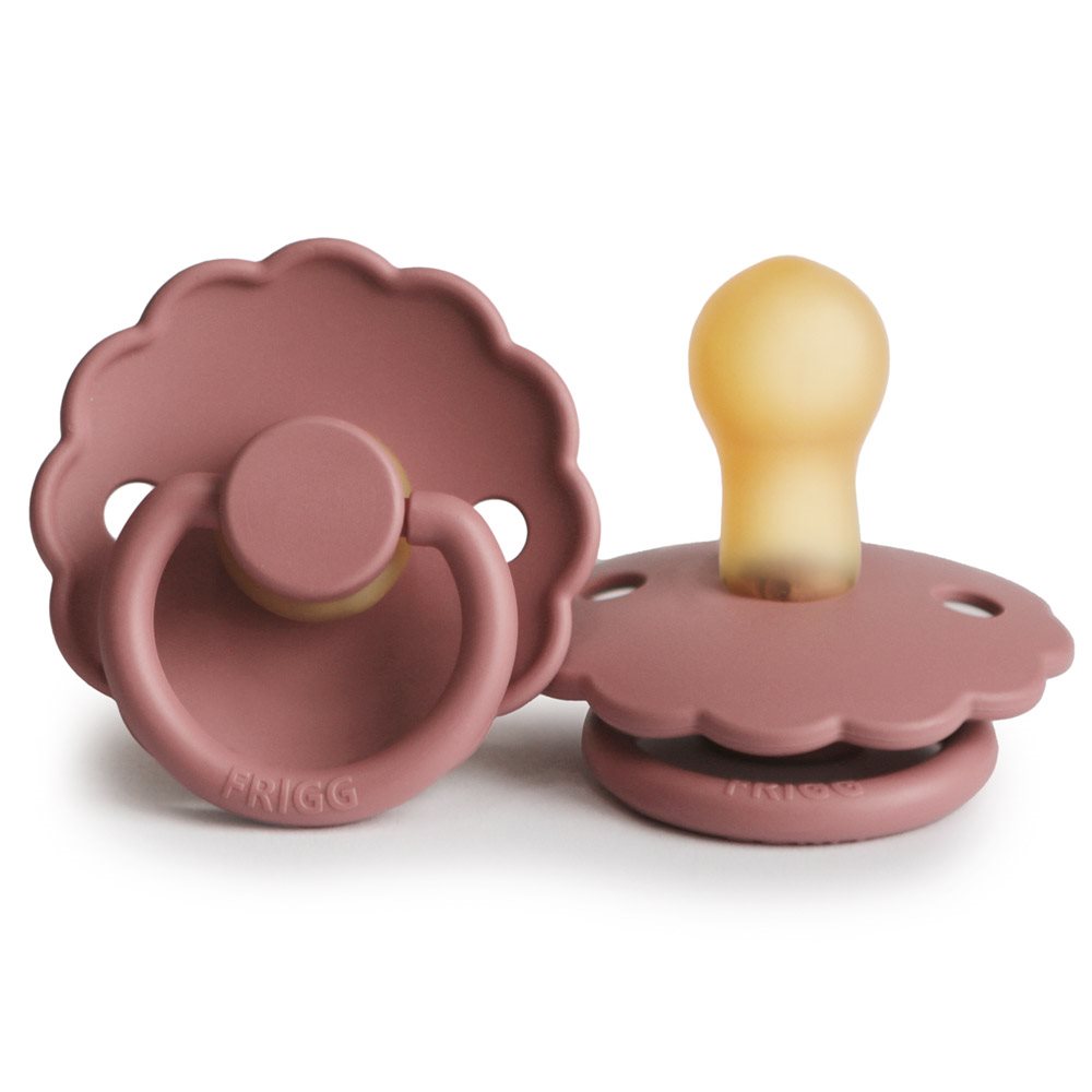 Chupete Frigg Daisy Latex - Powder Blush